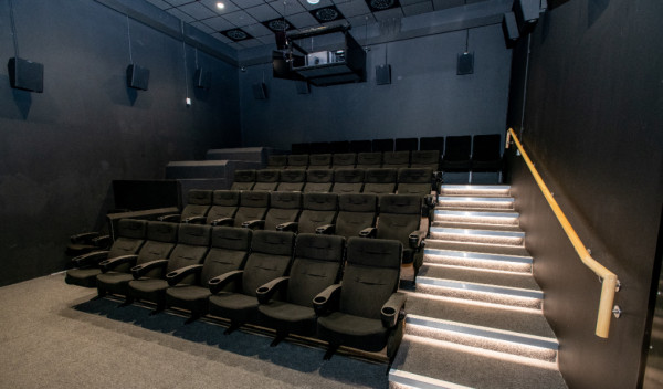 Screening room at Castle Sidcup